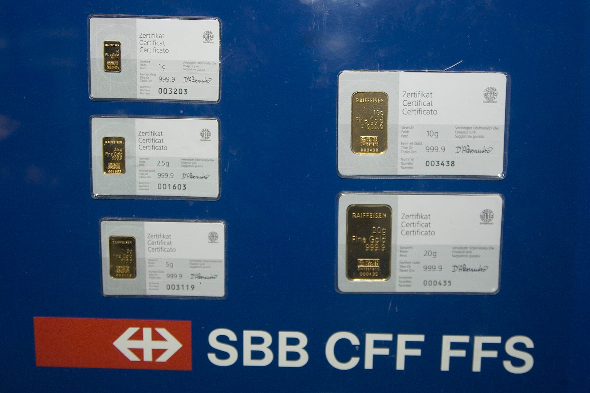Stacked gold bars photographed at close range