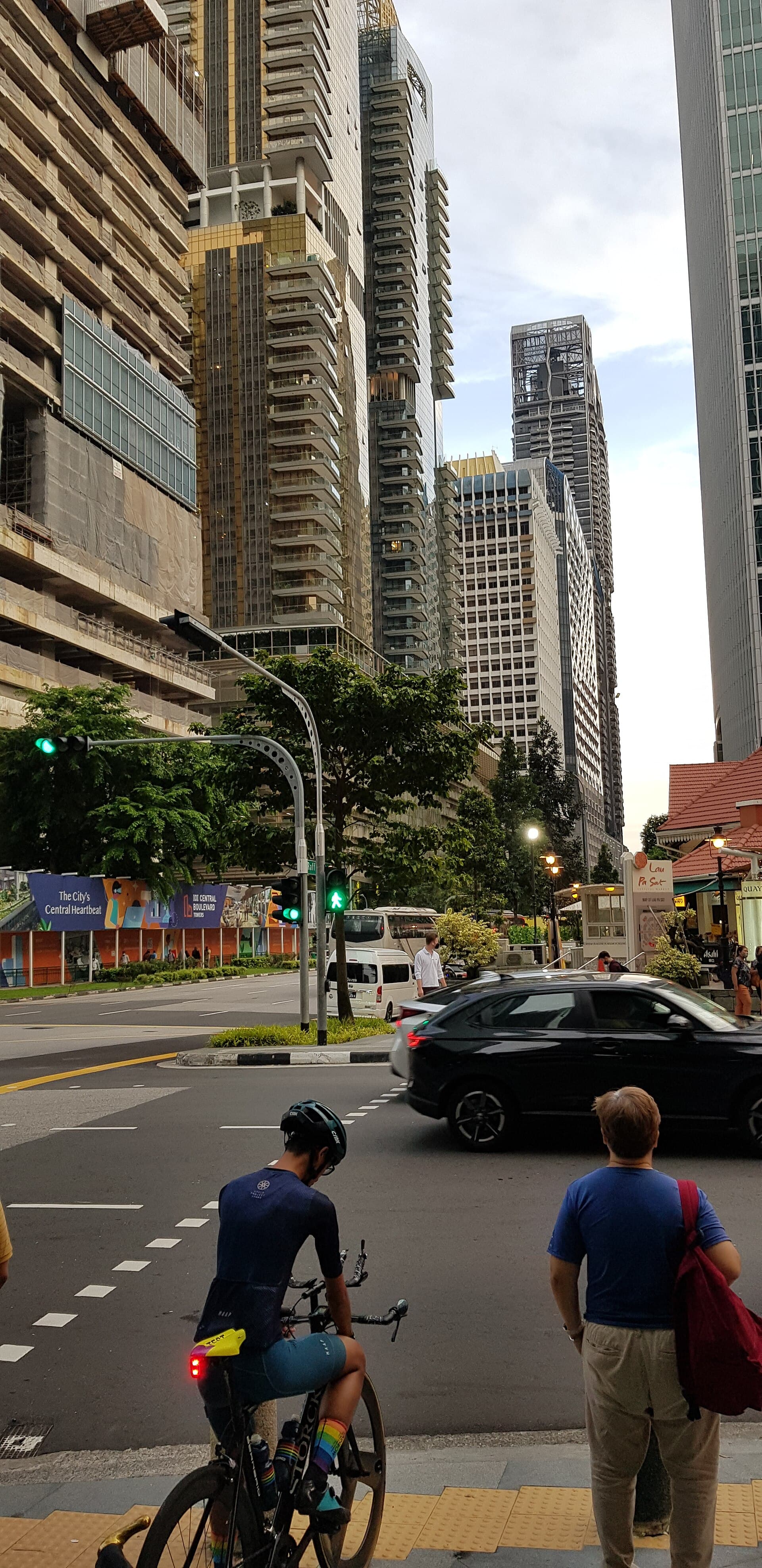 Shenton Way looking towards Singapore’s downtown office towers